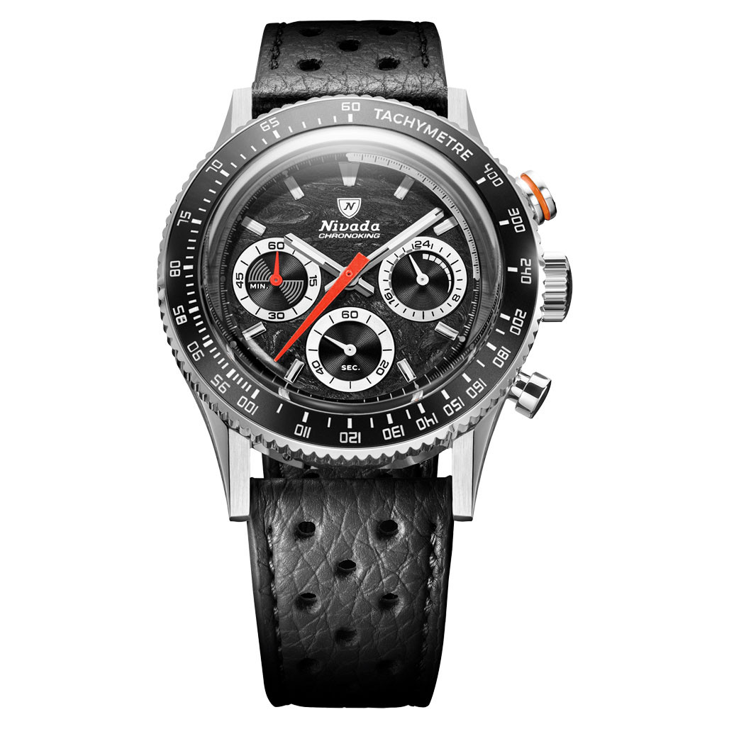 Nivada Grenchen Chronoking Mecaquartz with Interchangeable Bezel