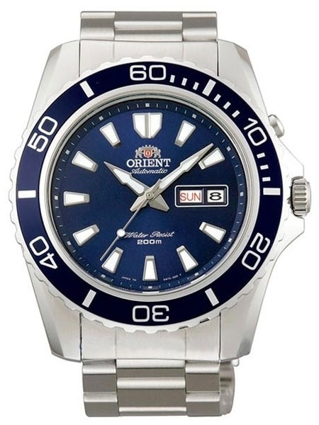 Orient Blue Mako XL Automatic Dive Watch on a Bracelet #CEM75002D