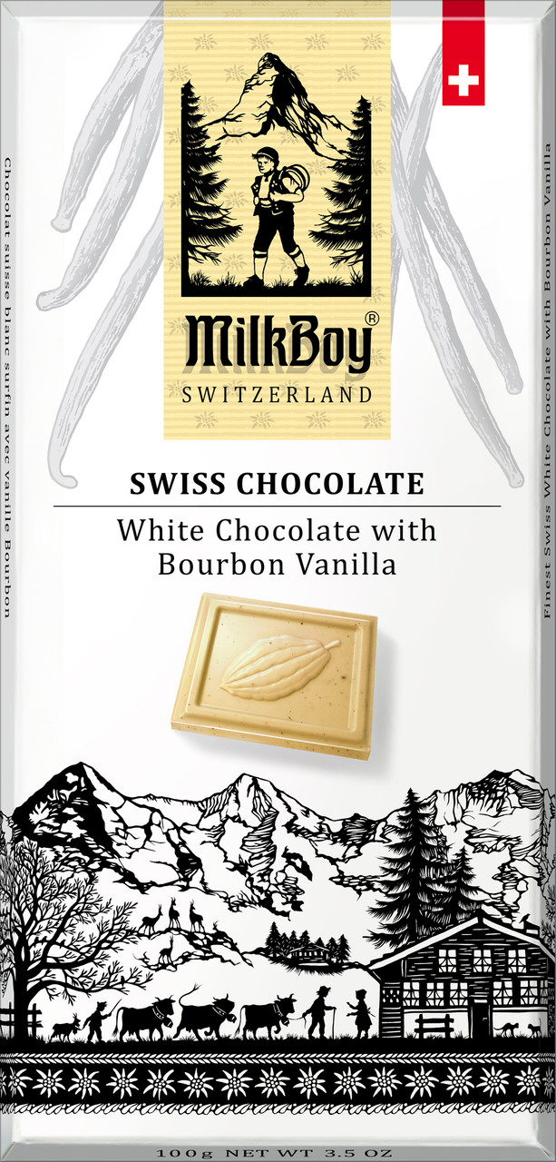 MilkBoy White Chocolate with Vanilla [85g] - SwissFavorites