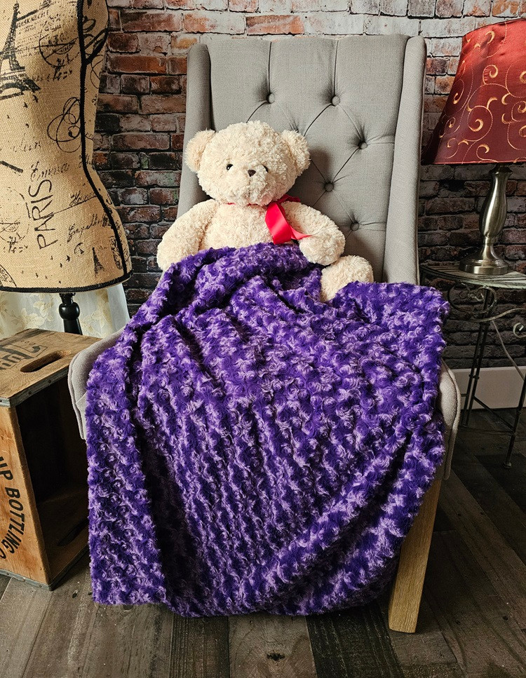 Purple Roses Blanket