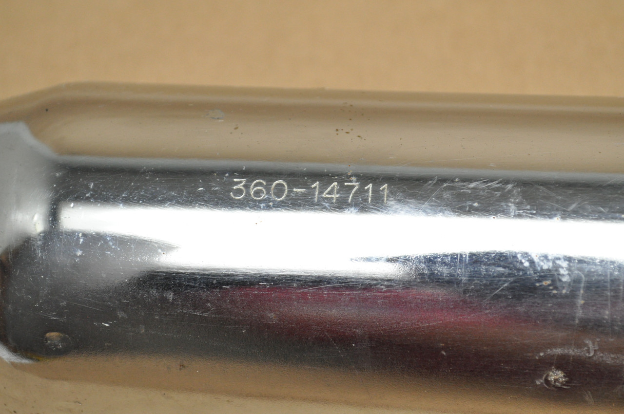 Vgt OEM Yamaha 1973-75 RD250 RD350 Left Exhaust Muffler w/ Baffle