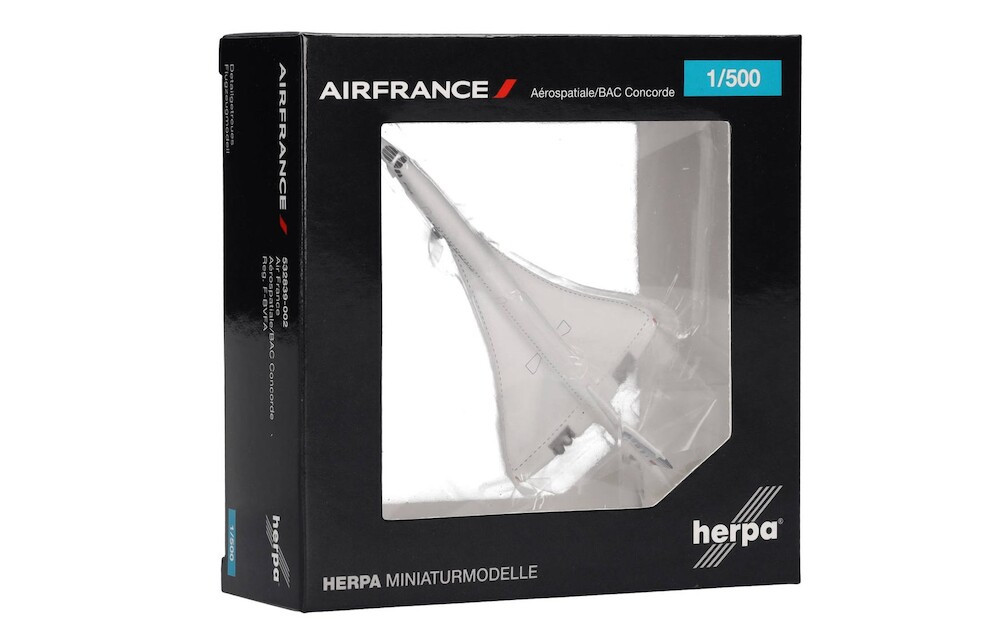 HERPA AIR FRANCE CONCORDE CHARLES LINDBERGH HE532839-002 1:500