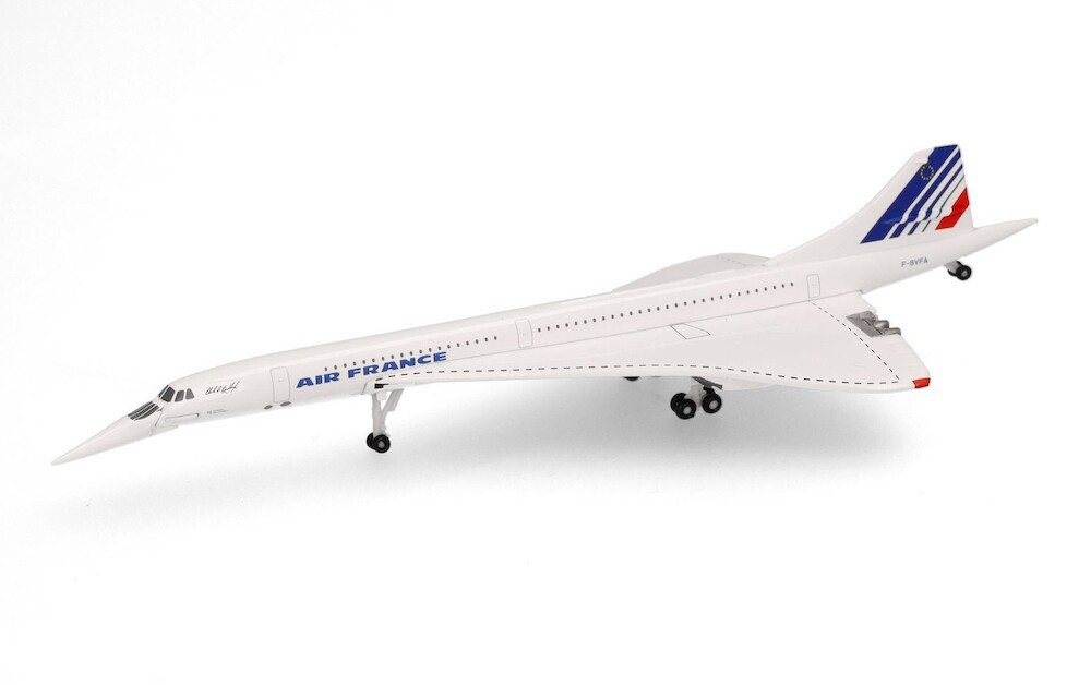 HERPA AIR FRANCE CONCORDE CHARLES LINDBERGH HE532839-002 1:500