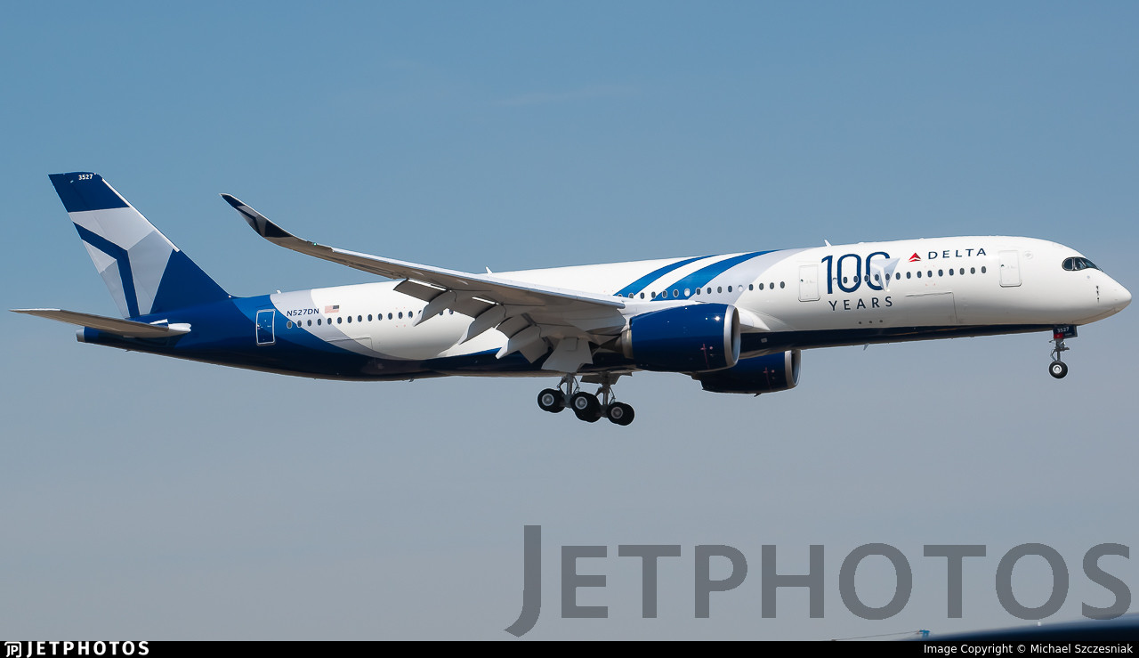 NG Model Delta Air Lines A350-900 special paint for the 100th