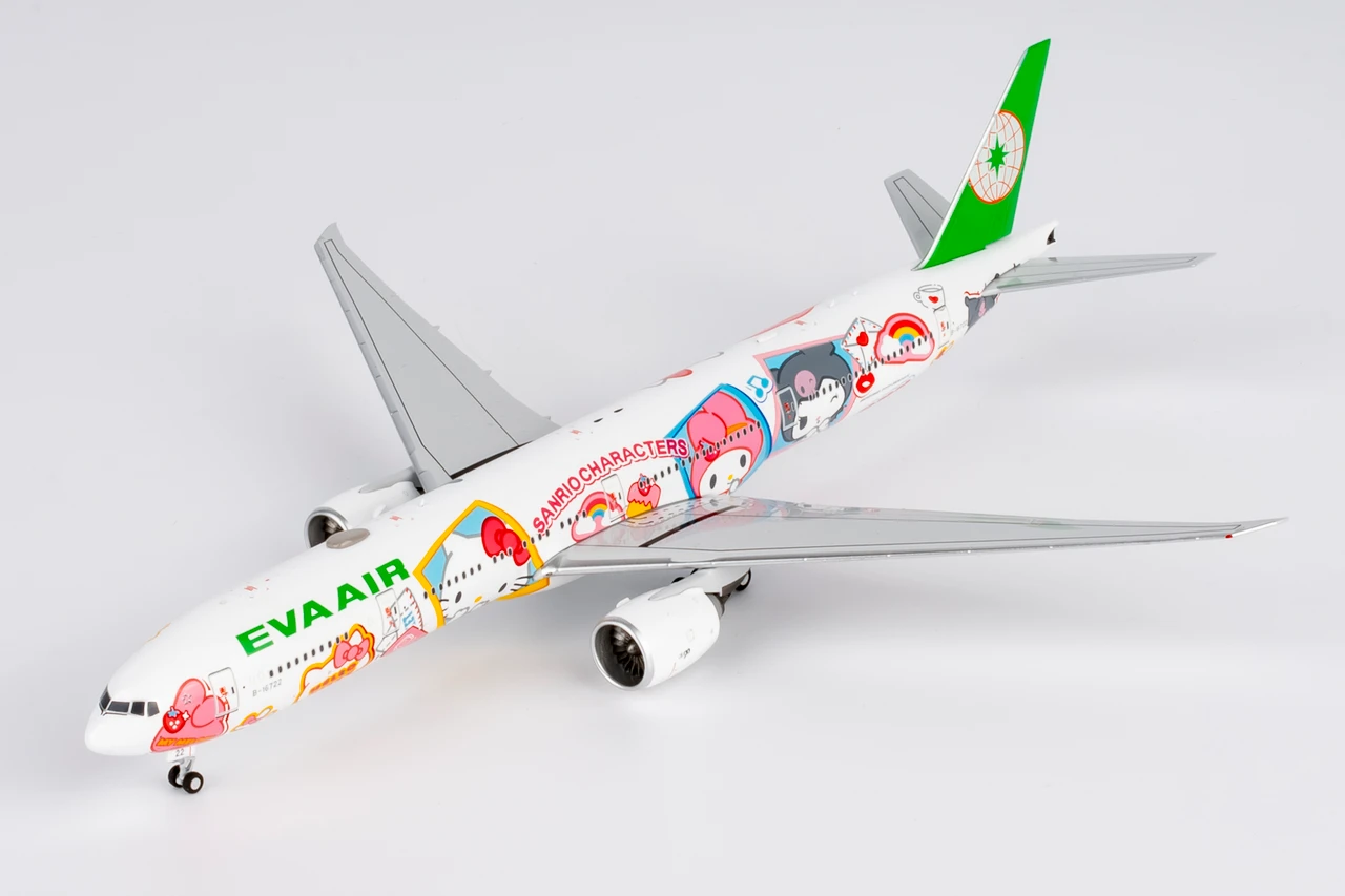 NG Model Eva Airways 777-300ER B-16722 Hello Kitty - Besties Jet