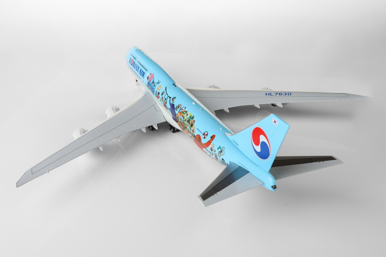 SQ Wings Korean Air Boeing 747-8 HL7630 Childrens Painting L2052