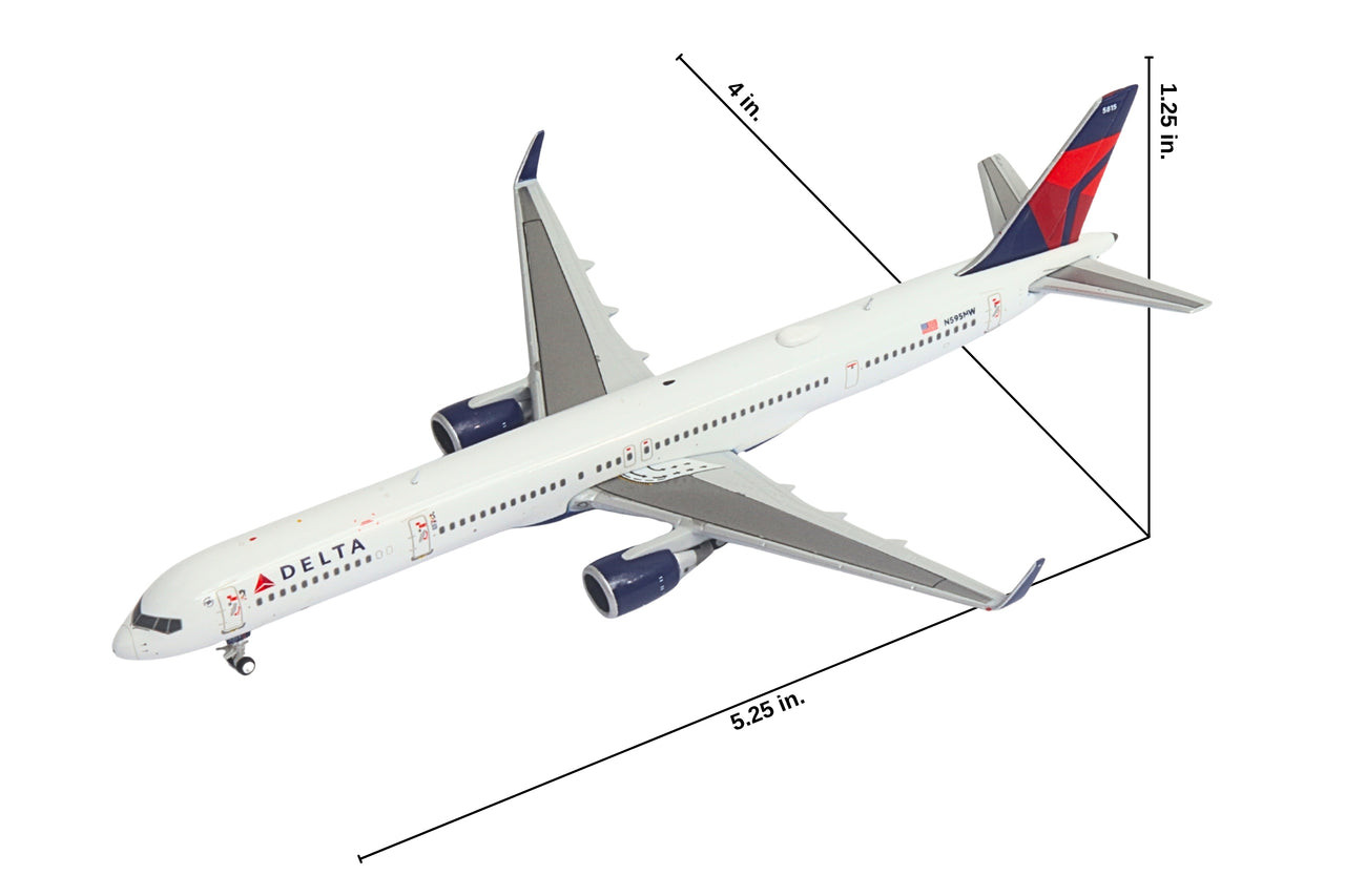 Gemini Jets Delta Air Lines B757-300W N595NW GJDAL2362 Scale 1:400