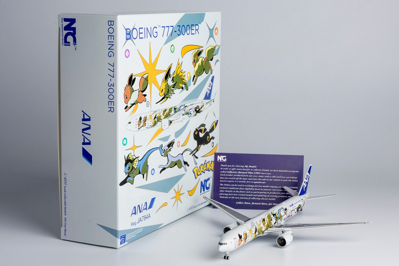 NG Models ANA - All Nippon Airways 777-300ER Eevee Jet NH cs