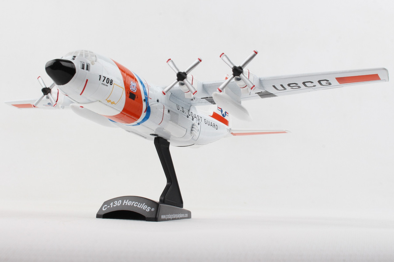 航空機・ヘリコプター 1/100 Postage Stamp C-130 US Coast Guard
