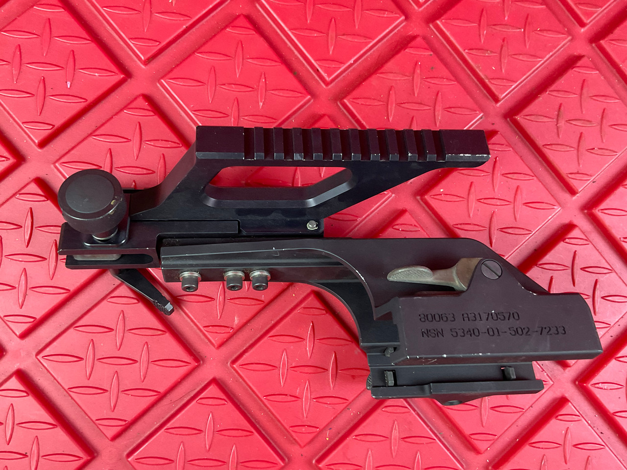 米軍 実物 M2 Browning Scope Mount with Rail M2 Browning Scope