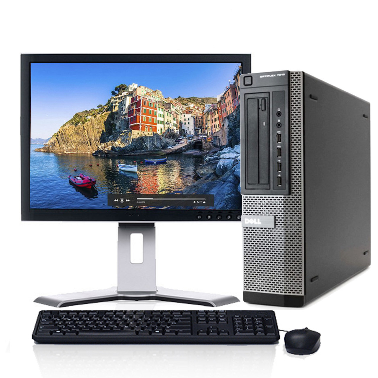 Dell OptiPlex 7010 Desktop 8GB 256SSD with a Dell 19