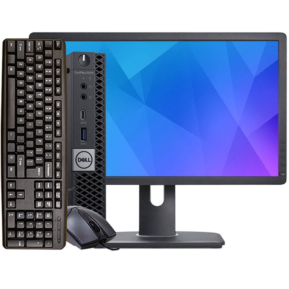 Dell OptiPlex 5070 Mini Pc Desktop Computer Intel i5 8th Gen 8GB