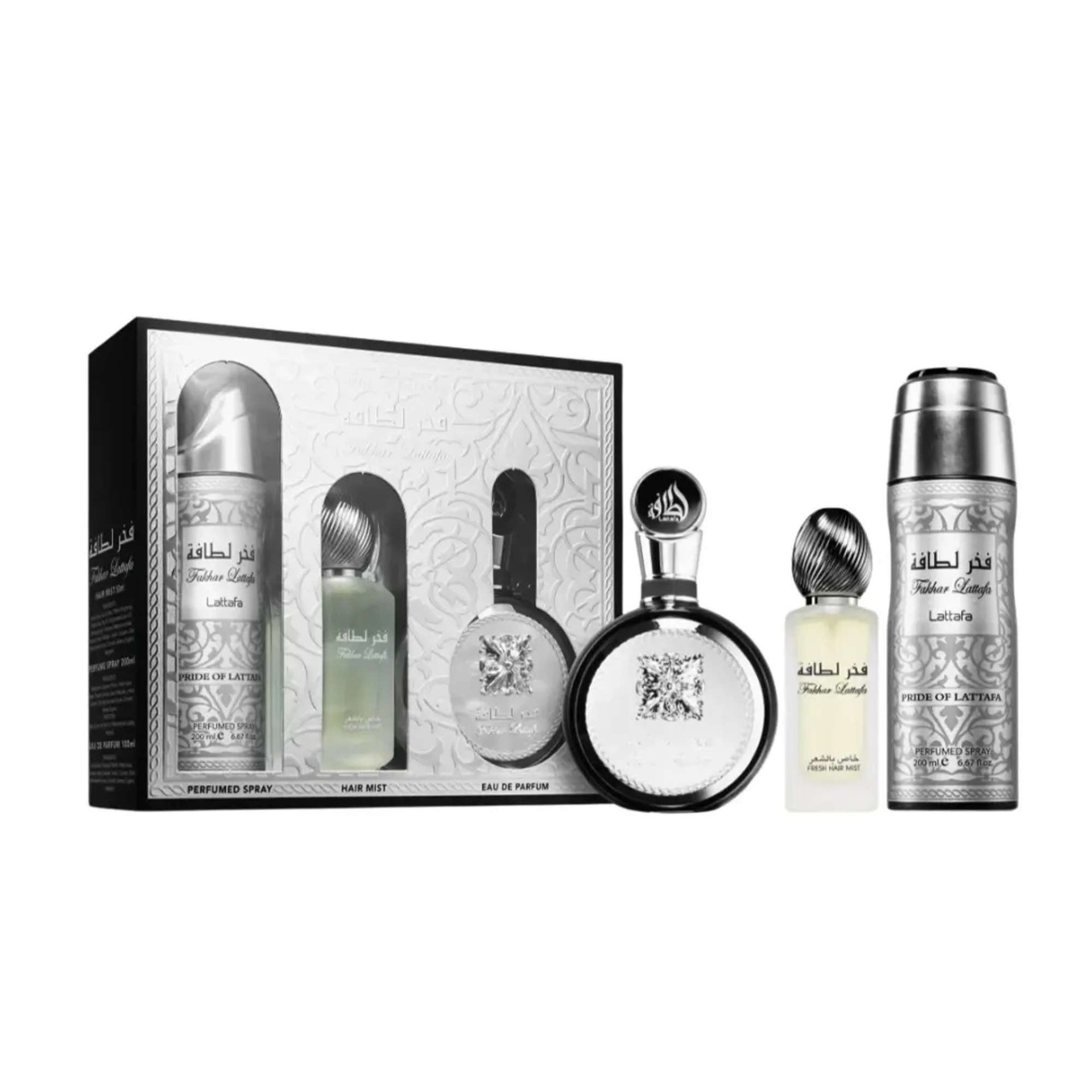 Lattafa Fakhar 3 PCS Gift Set for Mens
