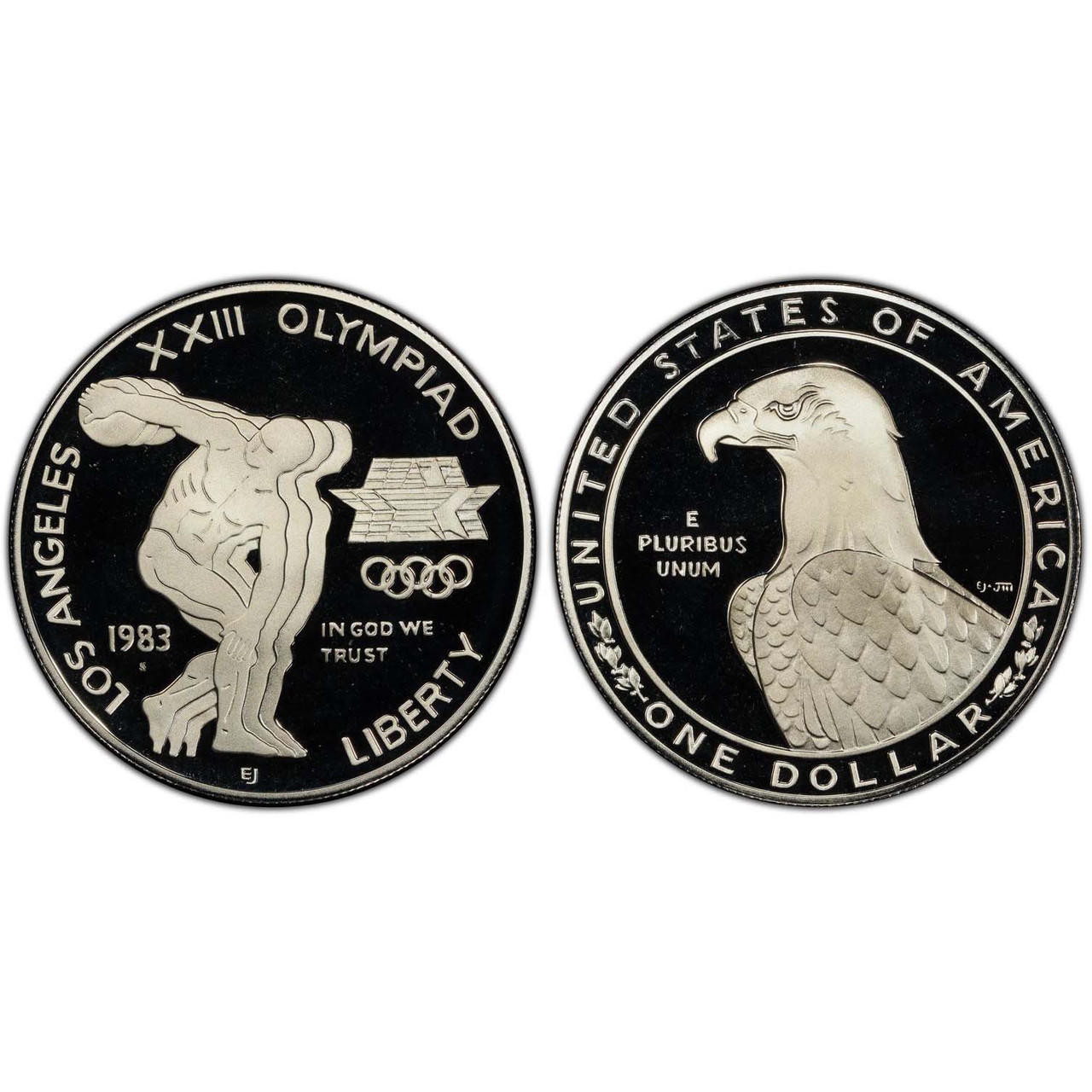 Buy 1983-S Olympic Dollar GEM Proof online at Bullion Shark.
