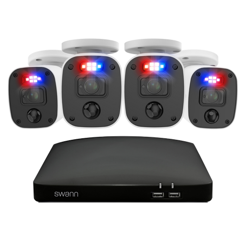 DVRセキュリティシステム フルHDカメラ4台セット SWDVK-446804MQB