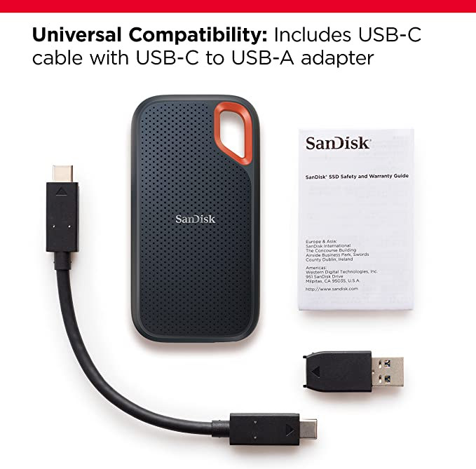 SanDisk 4TB Extreme Portable SSD External Solid State Drive