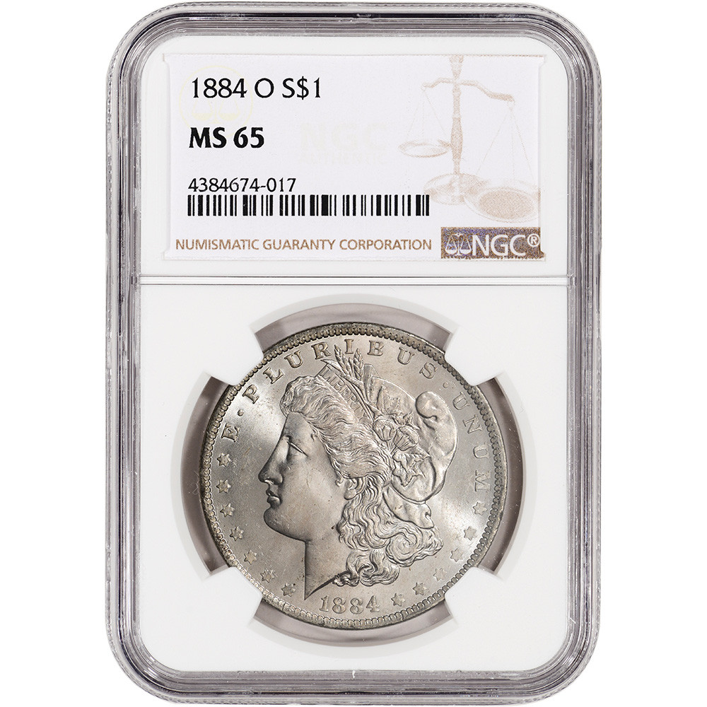 アメリカモルガンONE DOLLAR-シルバーコンチョ 1884年製 1884 O Morgan