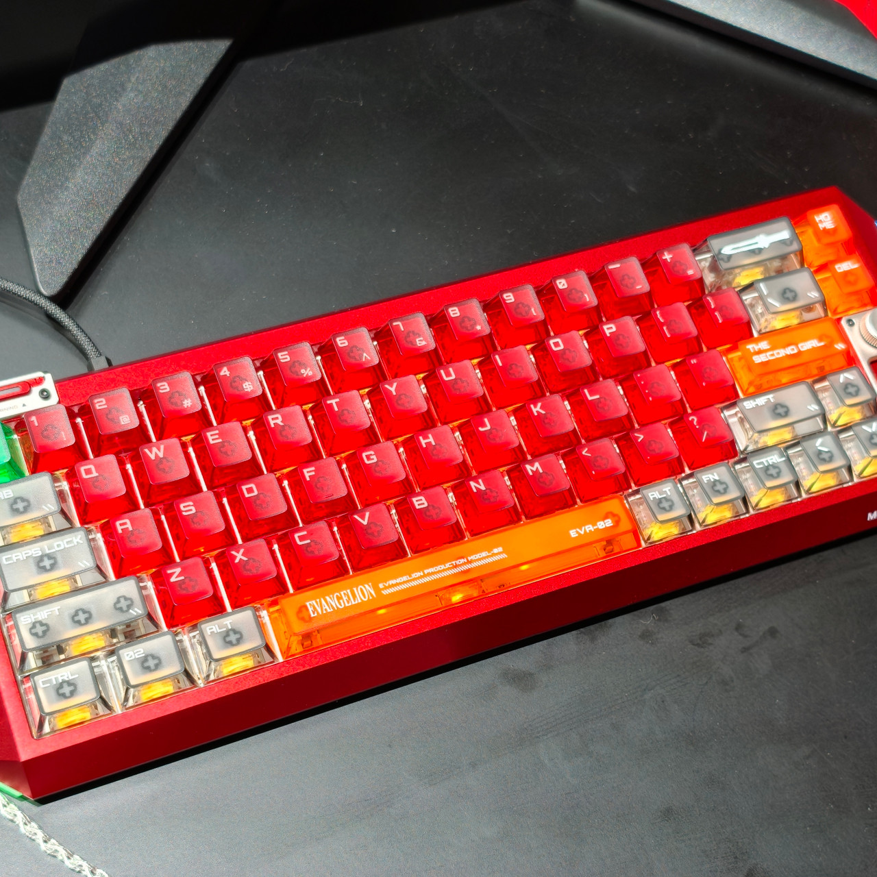 MelGeek Evangelion Centauri 60 EVA-01 Mechanic Gaming Keyboard