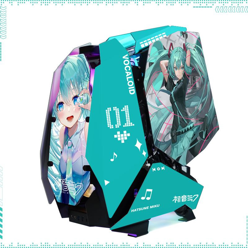 Hatsune Miku PC Case Jonsbo MOD 5 RGB Mech-Style Computer Game Chassis