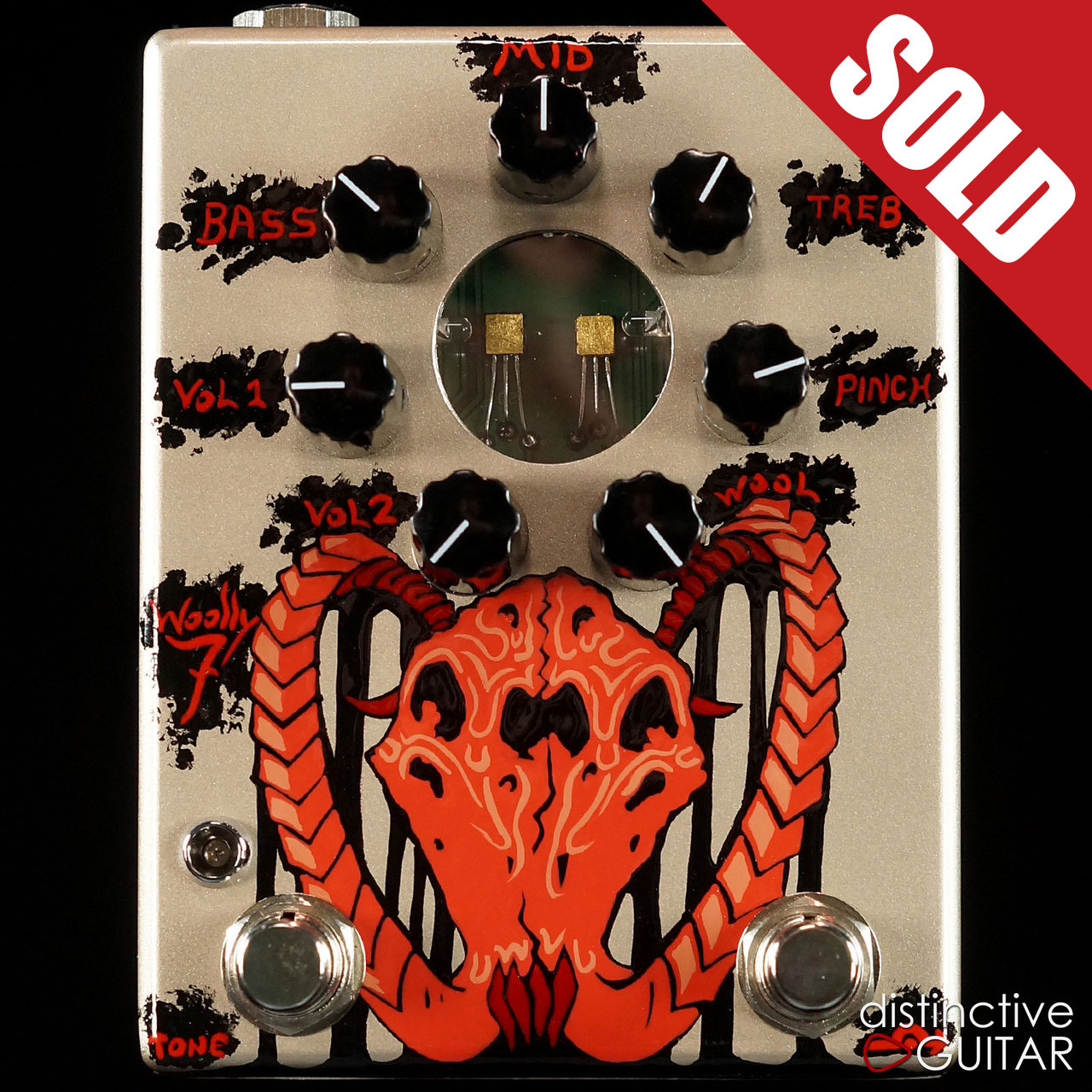 Zvex Woolly Mammoth 7 Fuzz NAMM Custom Hand Painted A080