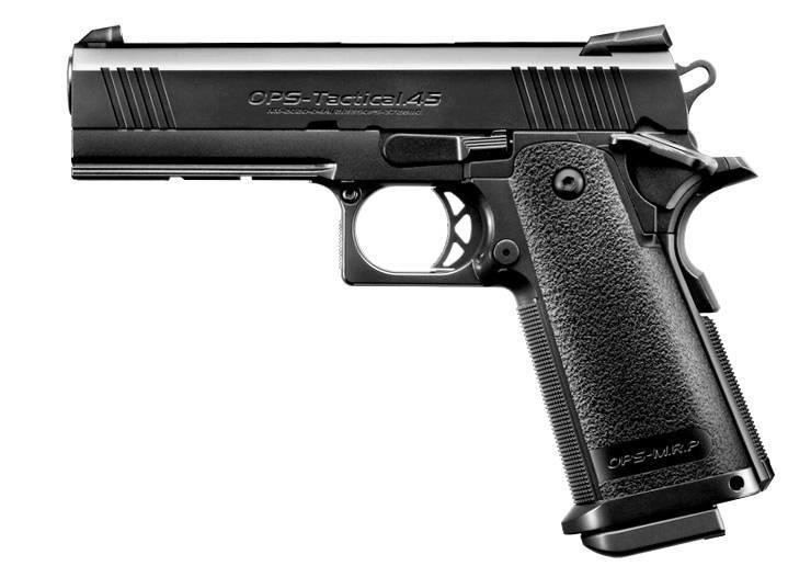 Tokyo Marui Hi-Capa 4.3 Gas Blowback Airsoft Pistol, Black
