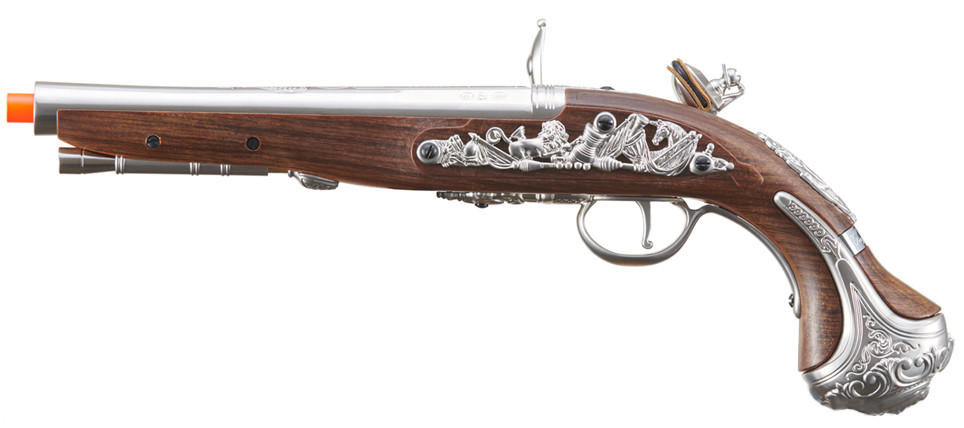 HFC George Washington Flintlock Airsoft Green Gas Powered Pistol