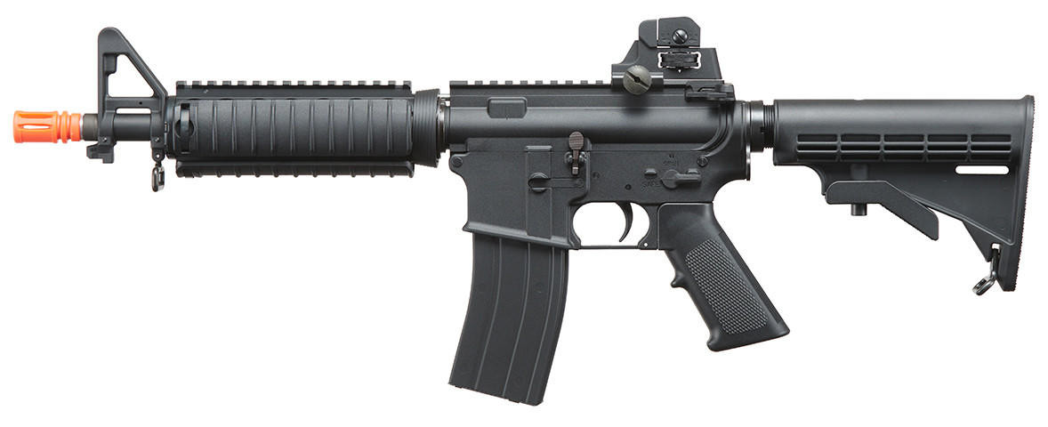 KJW Full Metal M4 CQB Gas Blowback Airsoft Rifle, Black | Airsoft