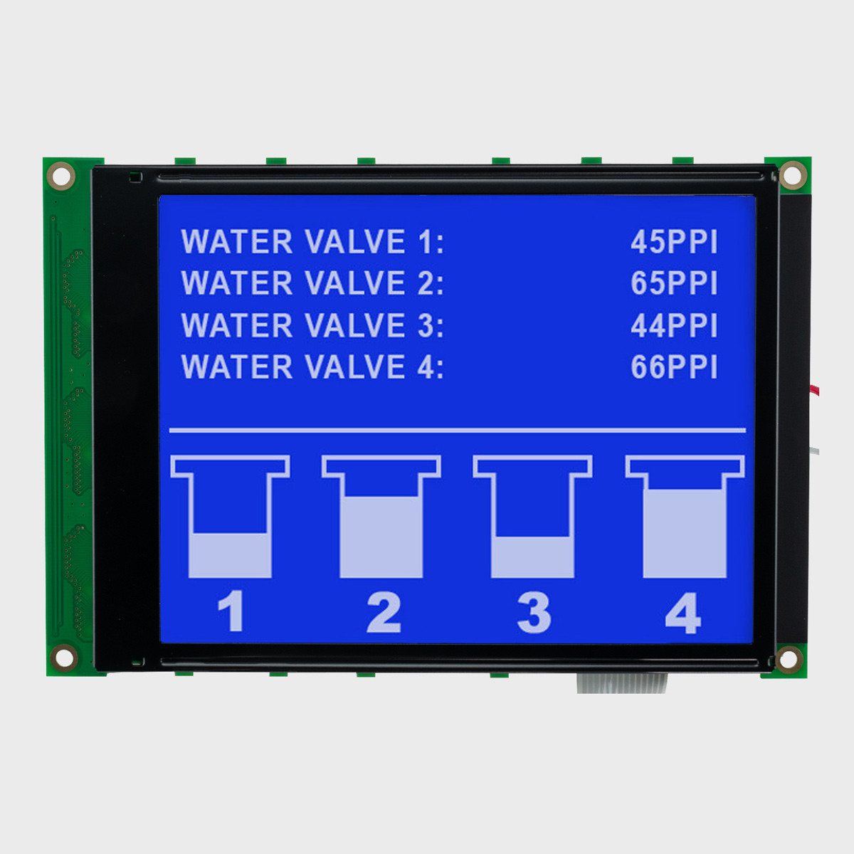 320x240 Graphic LCD Module | STN- Blue with White Backlight and