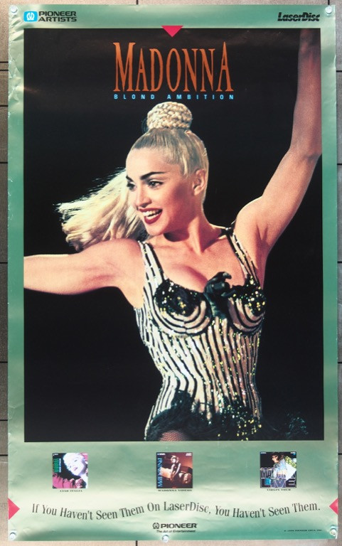 Original Madonna: Blond Ambition World Tour (1990) movie poster in