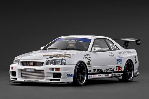1/18 Ignition Model Nissan Skyline GT-R GTR R34 Top Secret 34GT-R