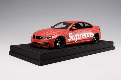 1/18 BMW M4 F82 Liberty Walk Widebody (Metallic Red) Resin Car