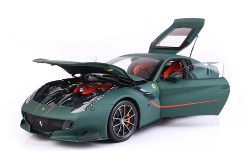 1/18 BBR Ferrari F12 TDF (Matt Green) Diecast Car Model