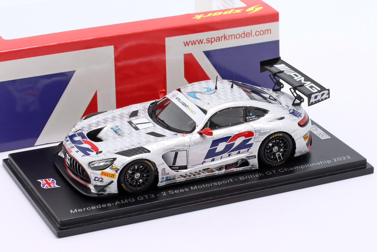 1/43 Spark Mercedes-AMG GT3 No.1 2 Seas Motorsport British GT