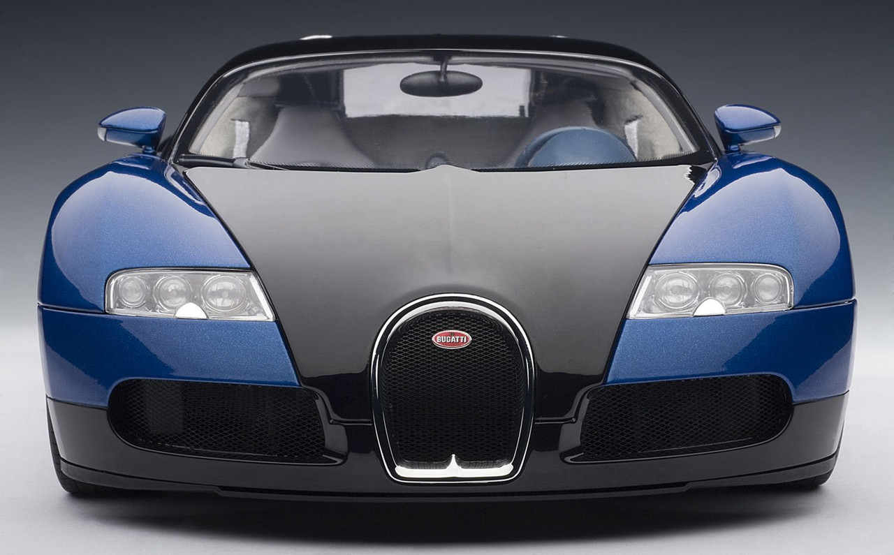 1/12 AUTOart Bugatti Veyron 16.4 (Blue / Black) Diecast Car Model