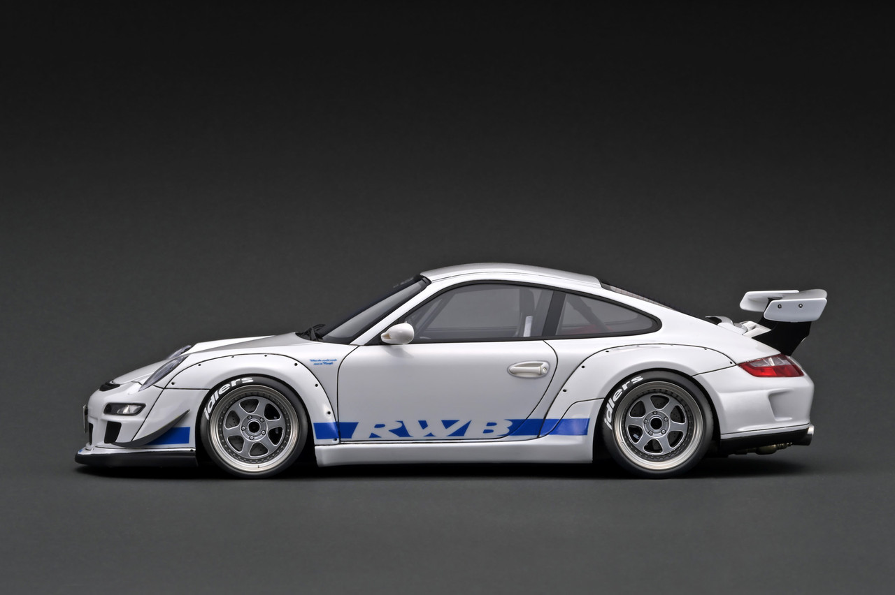1/18 Ignition Model Porsche RWB 997 GT3 White - LIVECARMODEL.com