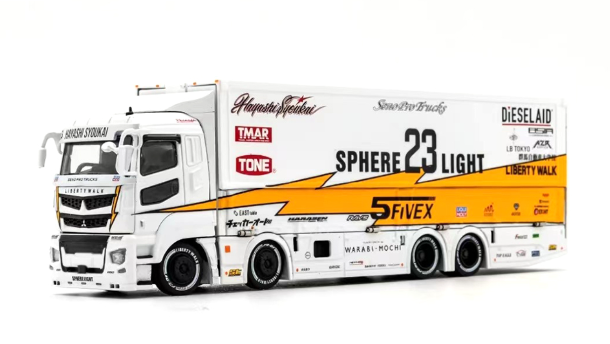 限定リバティウォーク LBWK G.C.D LB―TRUCKS ミニカー