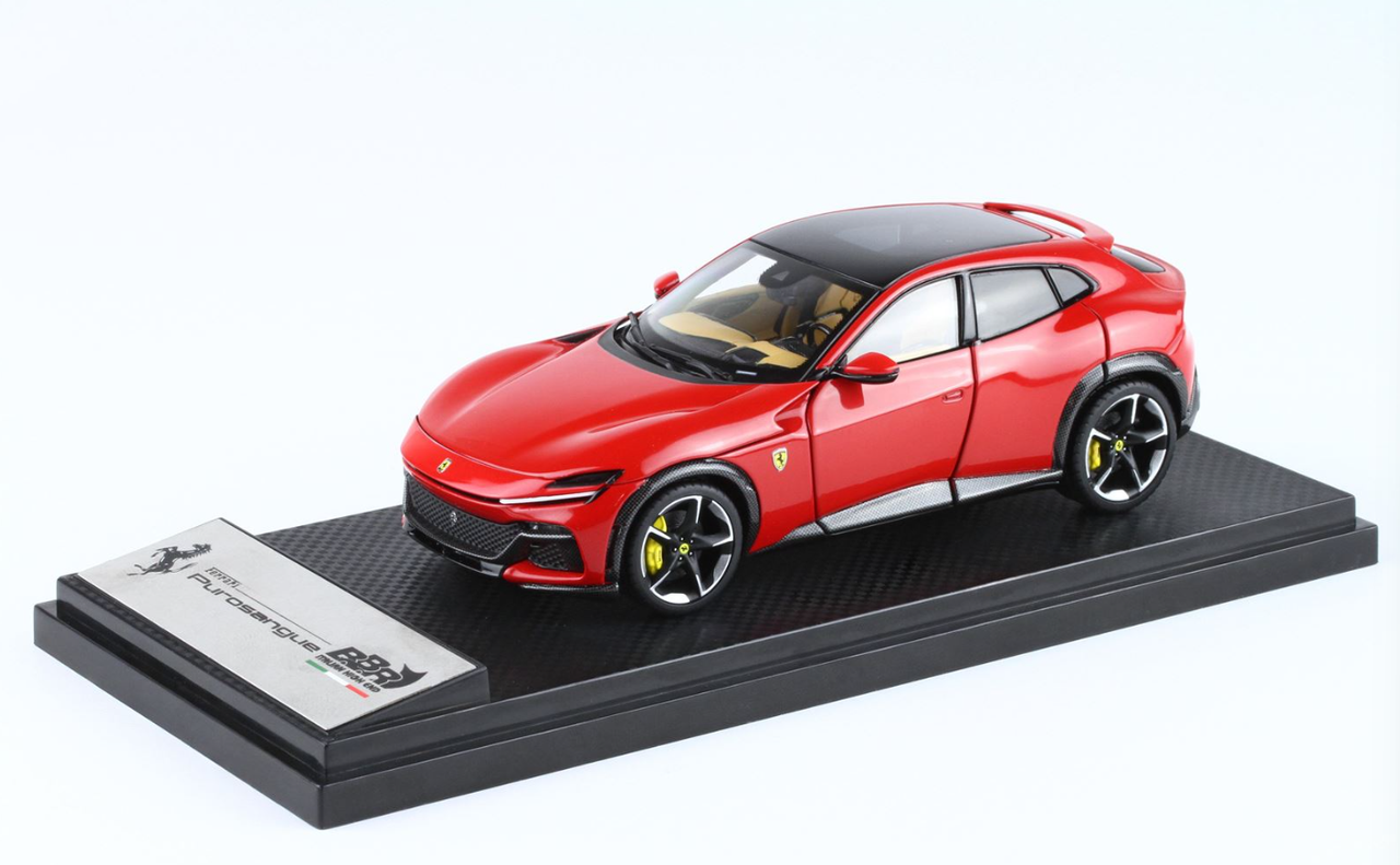 1/43 BBR Ferrari Purosangue (Rosso Corsa Red with Panoramic Roof