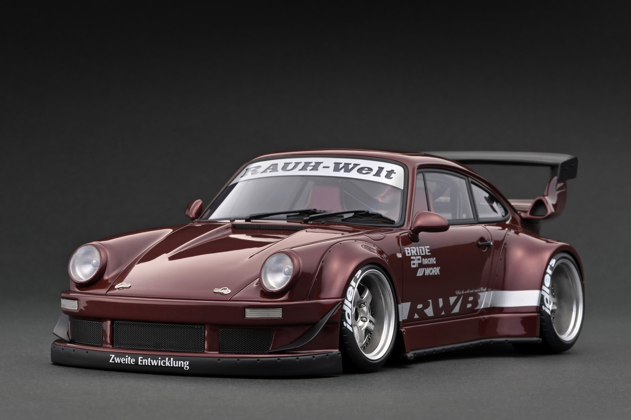 1/18 Ignition Model Porsche 911 RWB 930 (Dark Red) Car Model