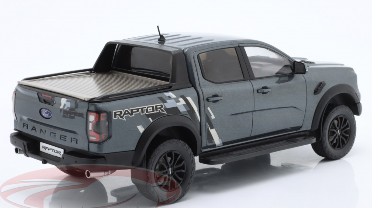 1/18 ModelCarGroup 2022 Ford Ranger Raptor Pick-Up (Dark Grey