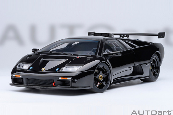 1/18 AUTOart Lamborghini Diablo GTR (Deep Black) Car Model