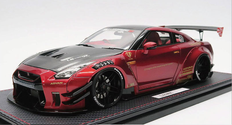 1/18 Ignition Model LB-WORKS Nissan GT-R R35 type 2 Red Metallic