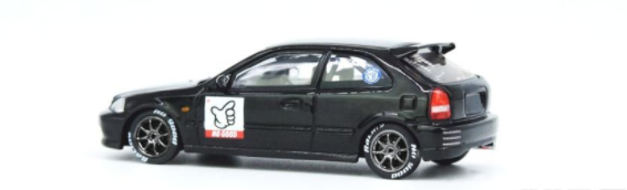 1/64 INNO64 HONDA CIVIC Type-R EK9 NO GOOD RACING (Black) Diecast