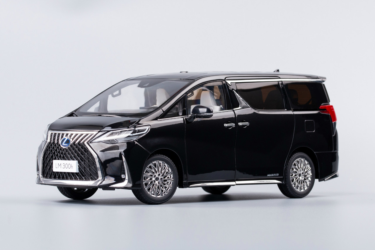 1/18 Lexus LM LM300h Minivan (Black) LHD Diecast Car Model