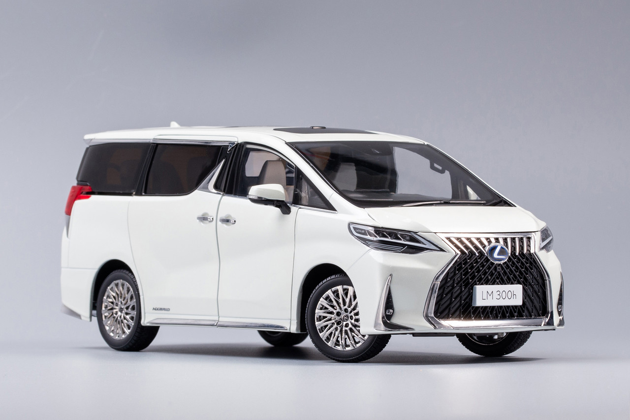 1/18 Lexus LM LM300h Minivan (White) RHD Diecast Car Model