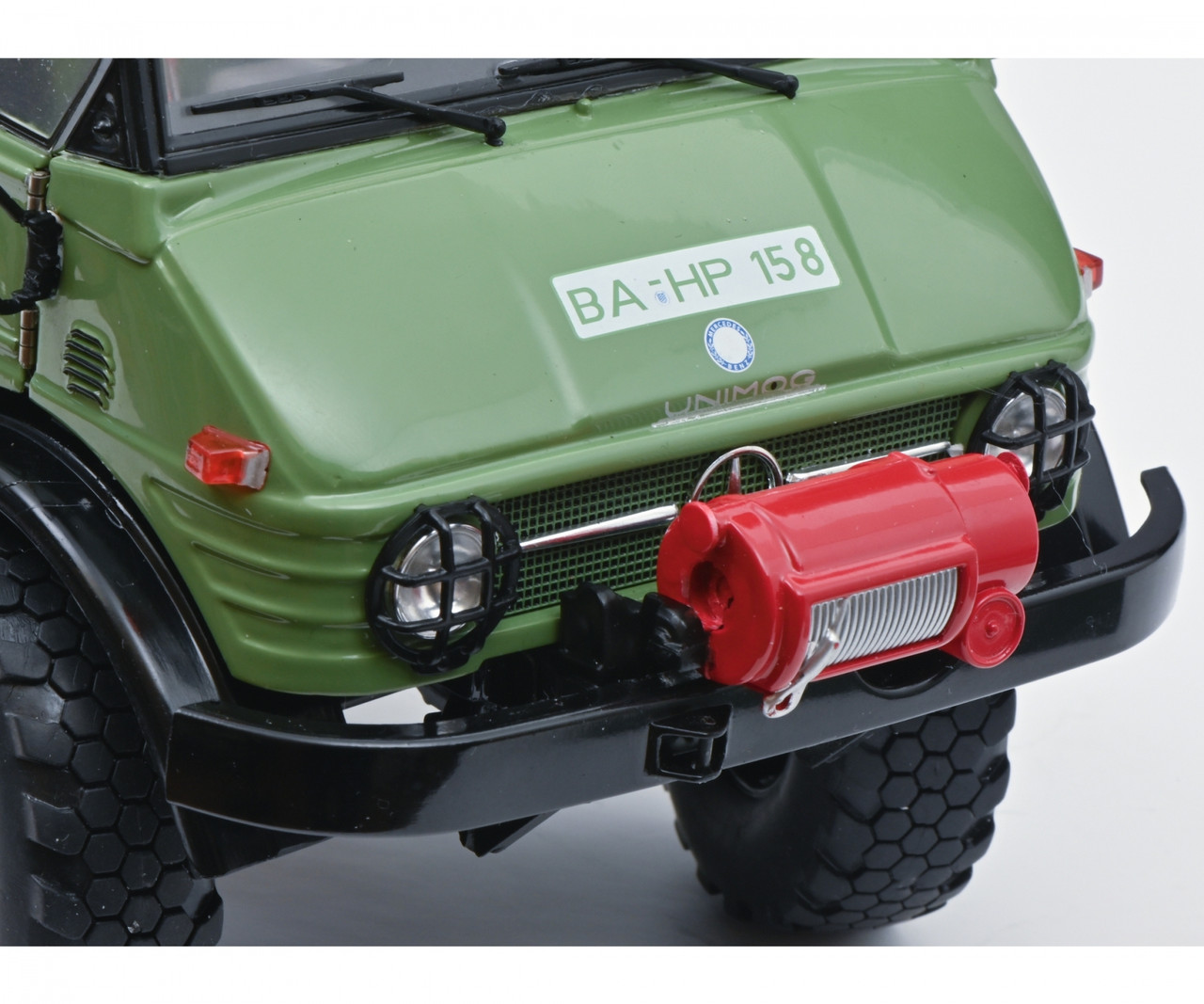 1/18 Schuco Mercedes-Benz Unimog 406 convertible (Green) Diecast