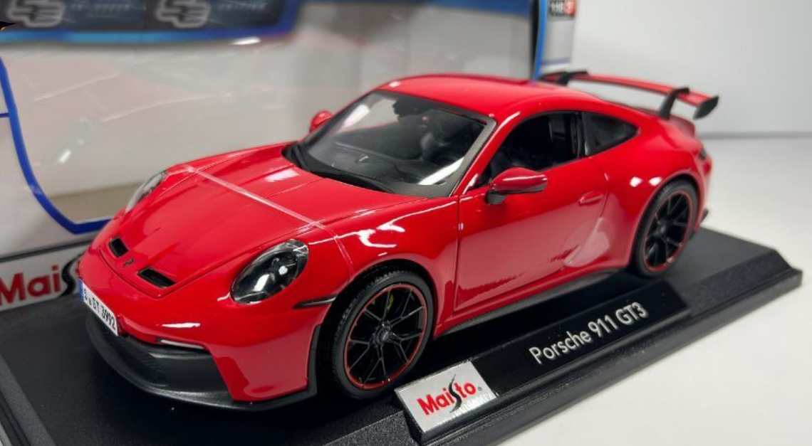 1/18 PORSCHE 911 992 GT3 レッド ポルシェ マイスト 1/18 Maisto