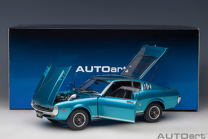 1/18 AUTOart 1973 Toyota Celica Liftback 2000GT (RA25) (Turquoise