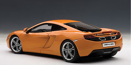 1/18 AUTOart McLaren MP4-12C (ORANGE) Diecast Car Model 76006
