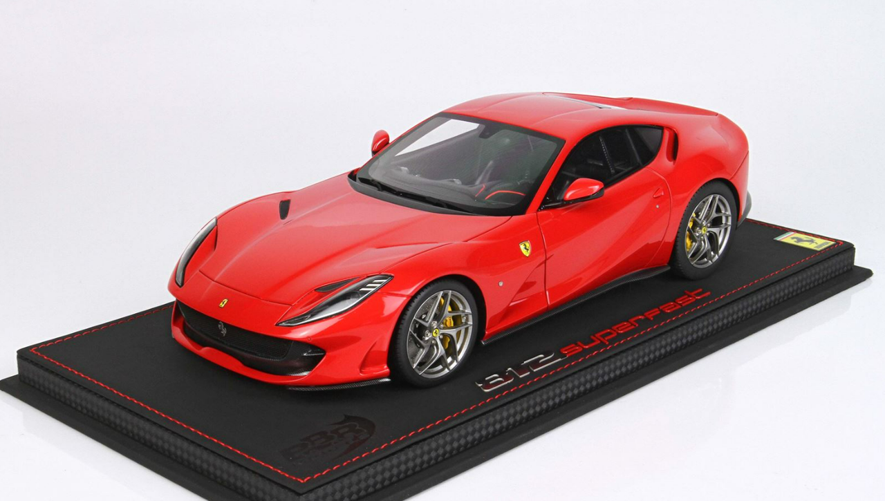 1/18 BBR Ferrari 812 Superfast (Rosso Corsa 322 Red) Resin Car