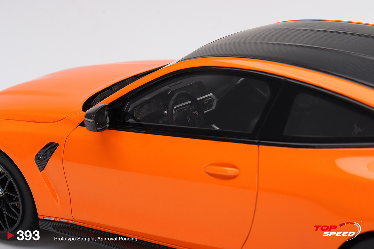 1/18 Top Speed BMW M4 M-Performance (G82) (Fire Orange) Resin Car